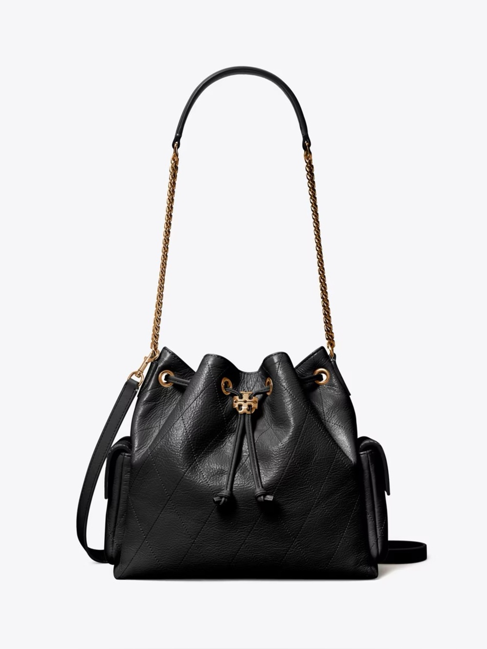 *SOLD OUT* Tory Burch Charlie Drawstring Small Black